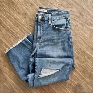 Joes distressed boyfriend denim jeans